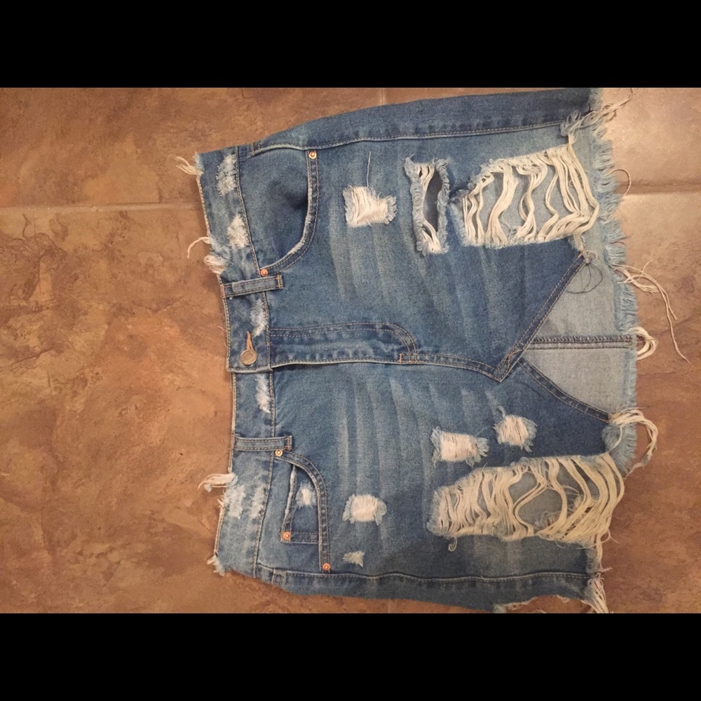 Denim skirt